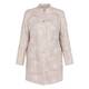 Rofa Long Embroidered Linen Jacket Beige