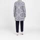 RoFa Jacquard Long Jacket Navy 