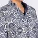 RoFa Jacquard Long Jacket Navy 