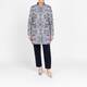 RoFa Jacquard Long Jacket Navy 