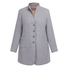RoFa Long Jacket Grey  - Plus Size Collection