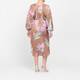 RYY Satin Floral Dress Mocha