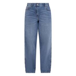 Samoon Wide Leg Jeans Light Blue  - Plus Size Collection