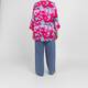 Samoon Tunic Pink and Aqua