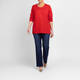 Sandra Portelli Merino Wool Knitted Tunic Red