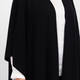Sandra Portelli Cashmere Cape Black 