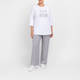 SeeYou by Biggi M Ribbed Knitted Trousers Grey 