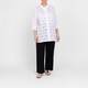 SeeYou by Biggi M Sheer Patterned Tunic White 