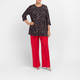 SeeYou by Biggi M Jersey Trousers Red 