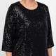 SeeYou by Biggi M Sequin Tunic Black