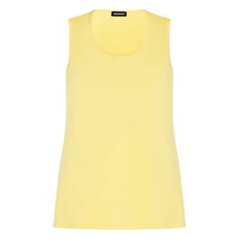 SeeYou by Biggi M Stretch Jersey Vest Yellow - Plus Size Collection