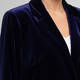 Tia Velvet Jacket Navy 