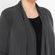Tia Waterfall Front Jacket Khaki 