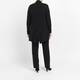 Tia Waterfall Front Jacket Black 