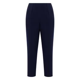 Tia Pull-On Trousers Navy - Plus Size Collection