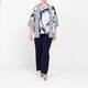 Tia Pull-On Trousers Navy