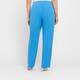 Tia Pull On Satin Jersey Trousers Turquoise