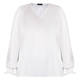 Tia Satin Blouse White 