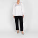 Tia Satin Blouse White 