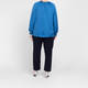 Tia Satin Blouse Cobalt Blue 