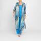 Tia Square Neck Satin Jersey Vest Turquoise