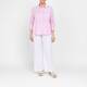 Tinta & Bariloche Linen Blend Candy Stripe Shirt Pink 