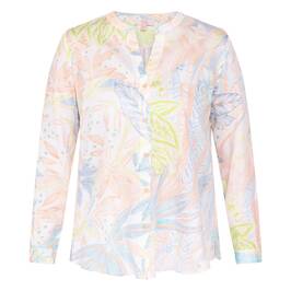 Tinta & Bariloche Cotton Shirt Tropical Print - Plus Size Collection