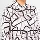 Tinta & Bariloche Link Print Satin Shirt Black and Off-White