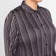 Tinta Spot Print Plisse Top Black and White 