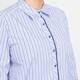 Tinta Stripe Shirt Cotton Blend Pale Blue