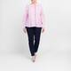 Tinta Stripe Shirt Cotton Blend Pink