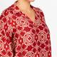 Tinta & Bariloche Tile Print Tunic Red