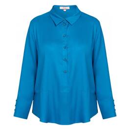 Tinta & Bariloche Twill Tunic Teal - Plus Size Collection