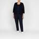 Verpass Mesh Effect Cardigan Navy 