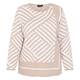 Verpass Knitted Sweater Beige and White 