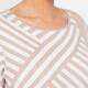 Verpass Knitted Sweater Beige and White 