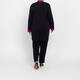 Verpass Long Cardigan Black and Berry