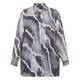 Verpass Printed Long Shirt Grey 