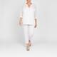 Verpass Mesh Effect Sweater White 
