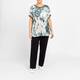 Verpass Animal Print Satin Viscose Top