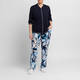 Verpass Jersey Tropical Print Trousers Print Navy 