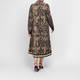 Yoek Animal Print Shirt Dress