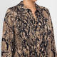 Yoek Animal Print Shirt Dress