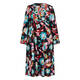 Yoek Floral Jersey Dress Multi-Colour 
