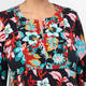 Yoek Floral Jersey Dress Multi-Colour 