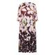 Yoek Sketch Floral Print Dress Multi-Colour 