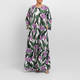 Yoek Floral Print Maxi Dress Lilac 