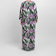 Yoek Floral Print Maxi Dress Lilac 