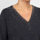 Yoek A-Line Embellished Dress Melange Grey 