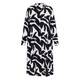 Yoek Shirt Dress Print Black and White